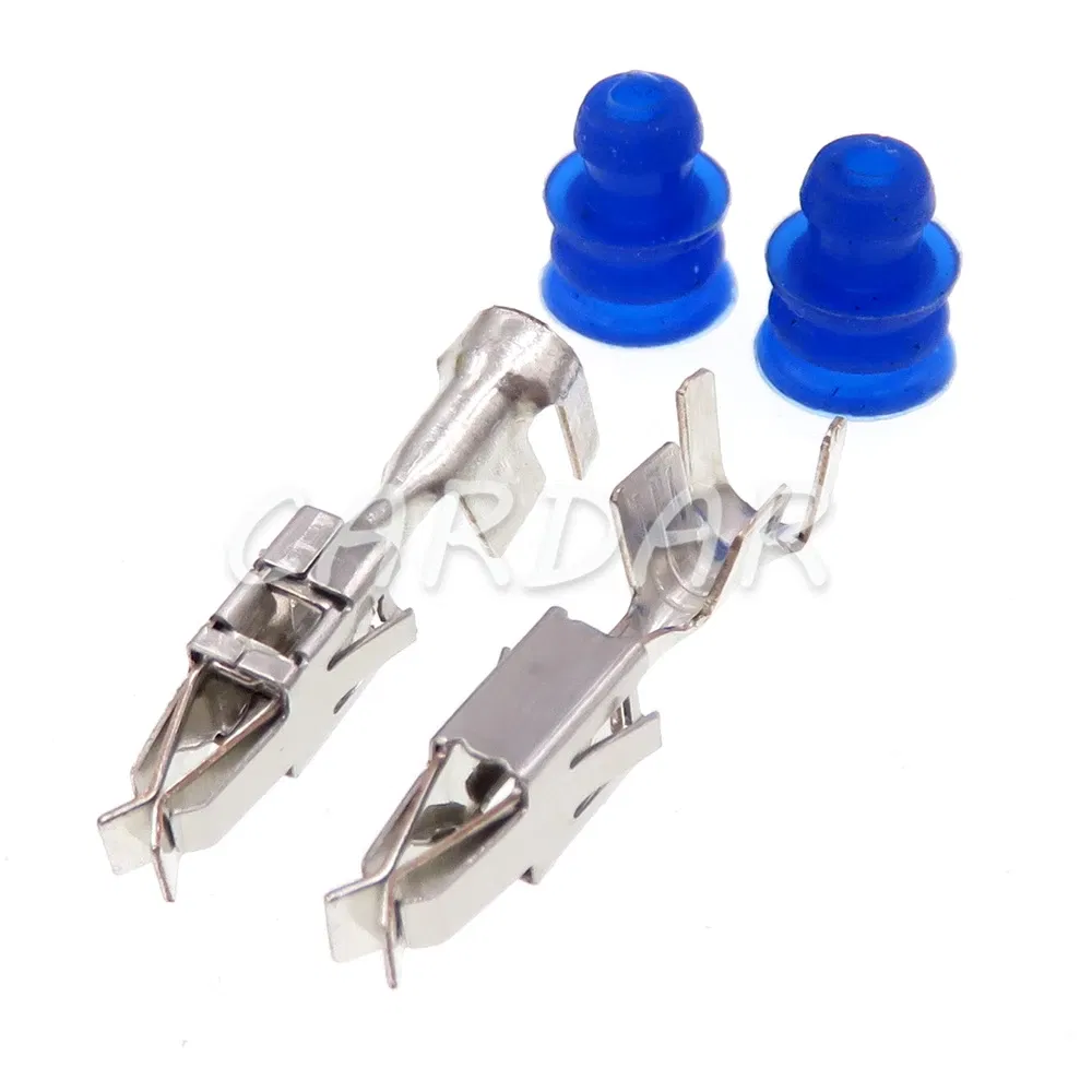 Color: WHITE - 1 Set 2 Pin 240PC02S6001 Blue Car Wiring Connector Auto Plastic Housing Sealed Plug Automobile Electric Wire Socket AC Assembly