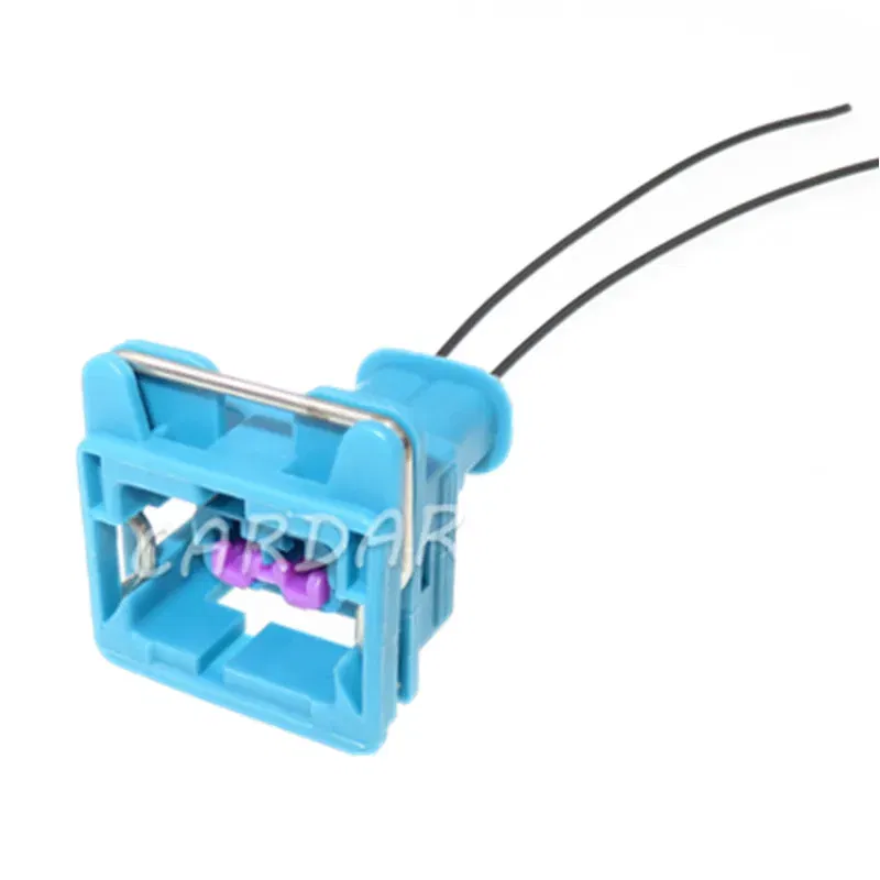 Color: WHITE - 1 Set 2 Pin 240PC02S6001 Blue Car Wiring Connector Auto Plastic Housing Sealed Plug Automobile Electric Wire Socket AC Assembly