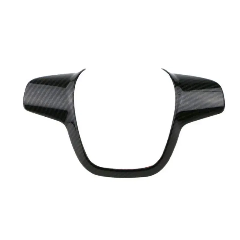 Color Name: black - ABS Car Steering Wheel Cover Sequin Trim Sticker for Ford Focus 3 Mk3 Kuga Escape 2012 2013 2014 2015 accessories
