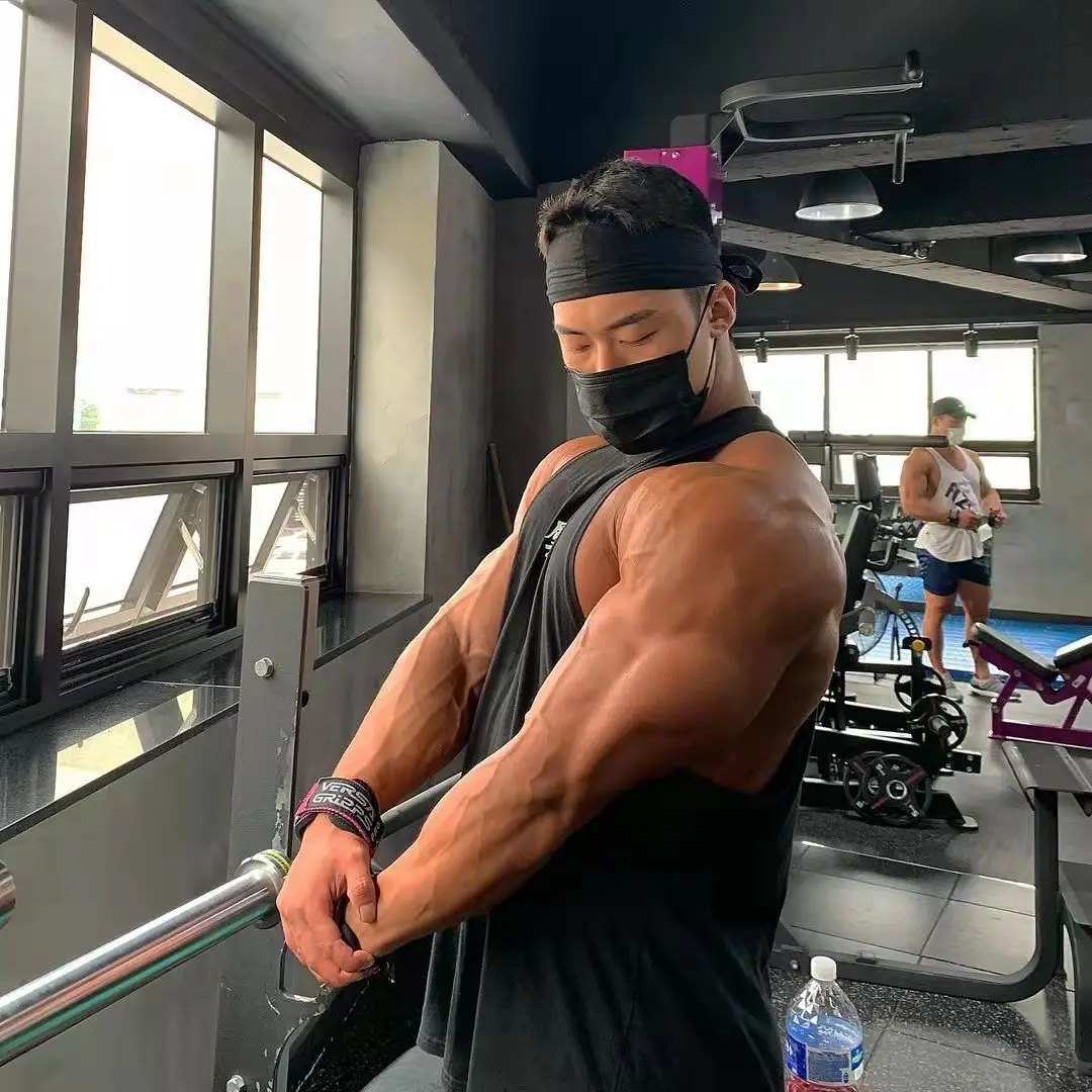 Color: black, Size: M - Summer New Figure Sports Vest Men's Cotton Elastic Training Fitness Vest Fashion Basketball Enthusiasts Hot Transfer Logo