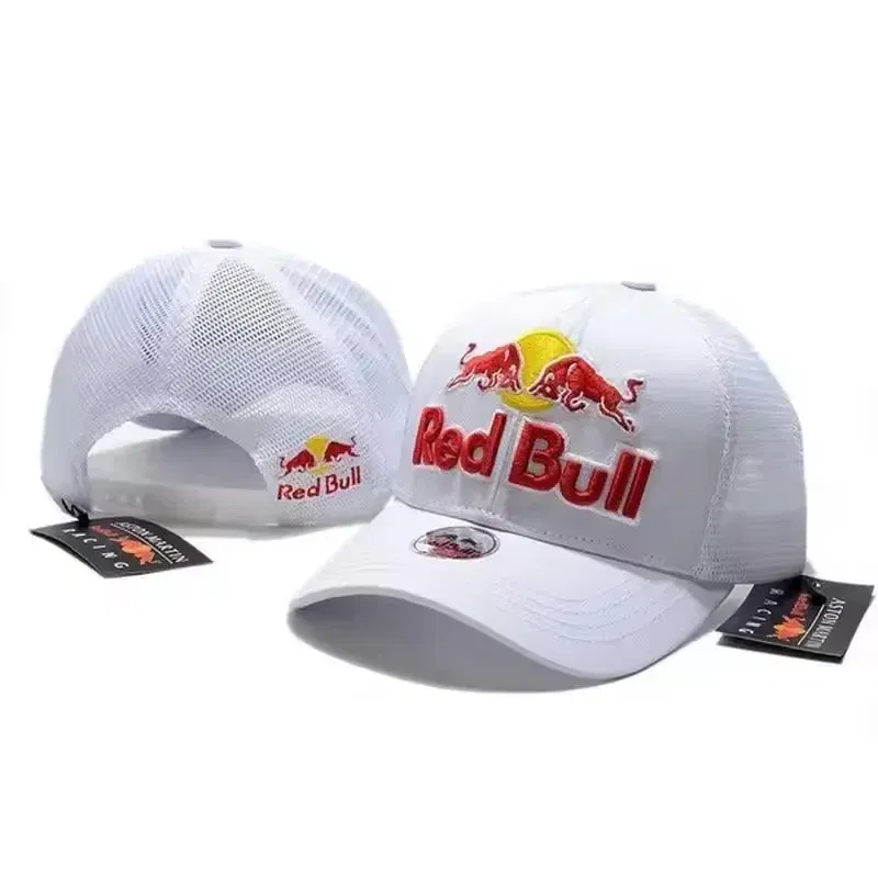 Color: Blue - Red Bull Racing Cap High Quality Men's Red Bull Baseballcap Women's Summer Red Bull Sports Cap