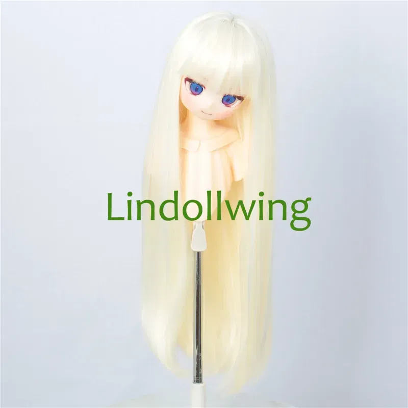 Color: Navy Blue - 1/3 BJD Wig Pullip Dal DD Dollfie Doll Wig 8-9 inch Long Collection Wig