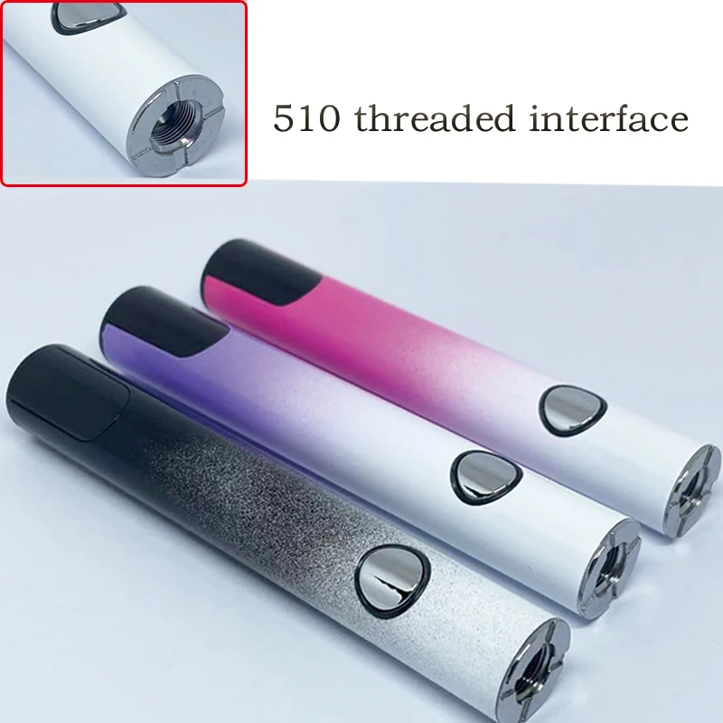 Color: Silver - 1PCS510 threaded battery pen soldering iron with USB-C fast charging interface, soldering kit with three gradient color options
