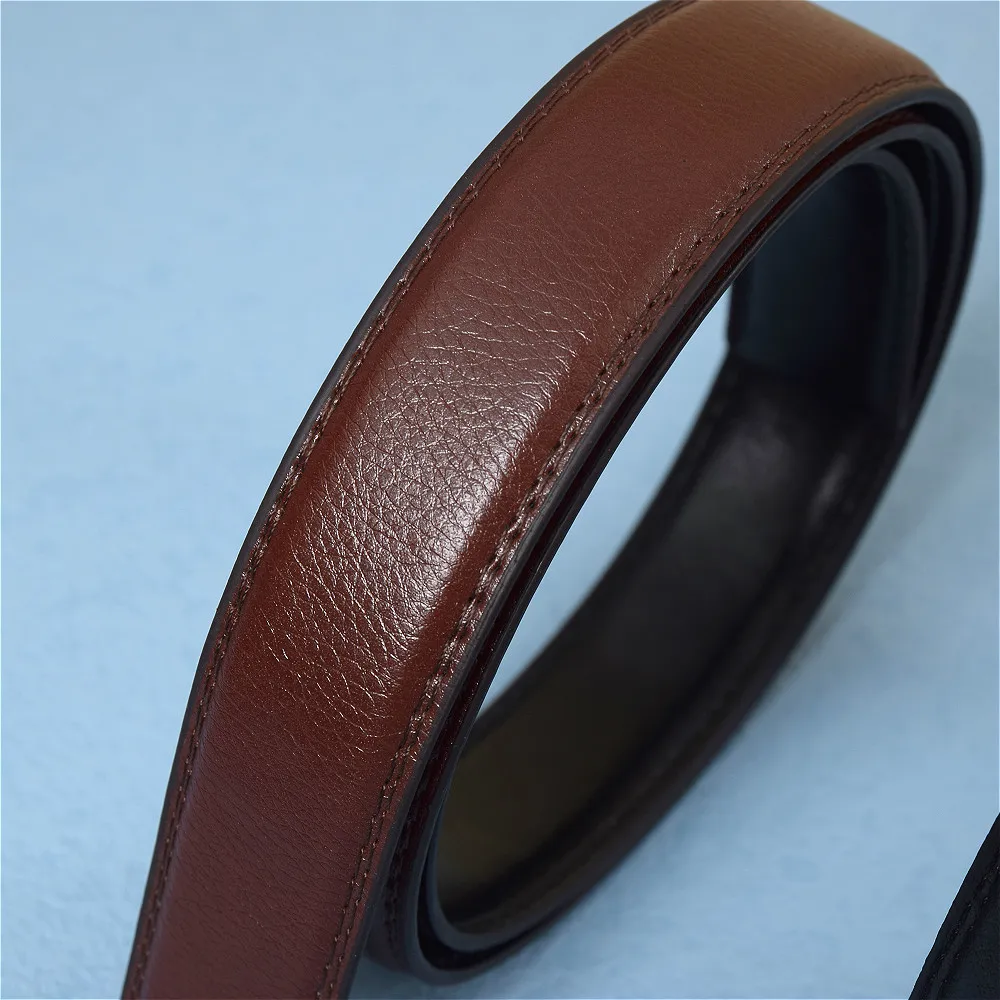 Color: black, Belt Length: 120cm - Men'S No Buckle Automatic Ratchet Belt Replacement Waist Straps Body Strap Without Buckle Belts Men Good Quality Belts Black