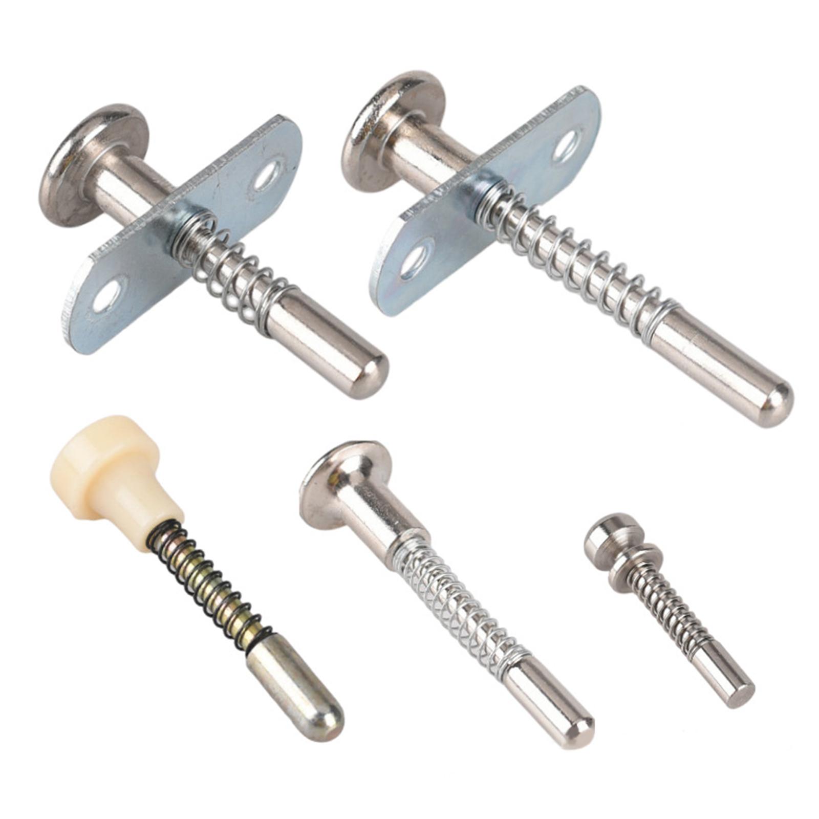 Color: MULTI - Spring Loaded Latch Pin Durable Multifunctional Replacement Hardware Steel Plunger for Small Bed Window Screen Cabinet Supplies