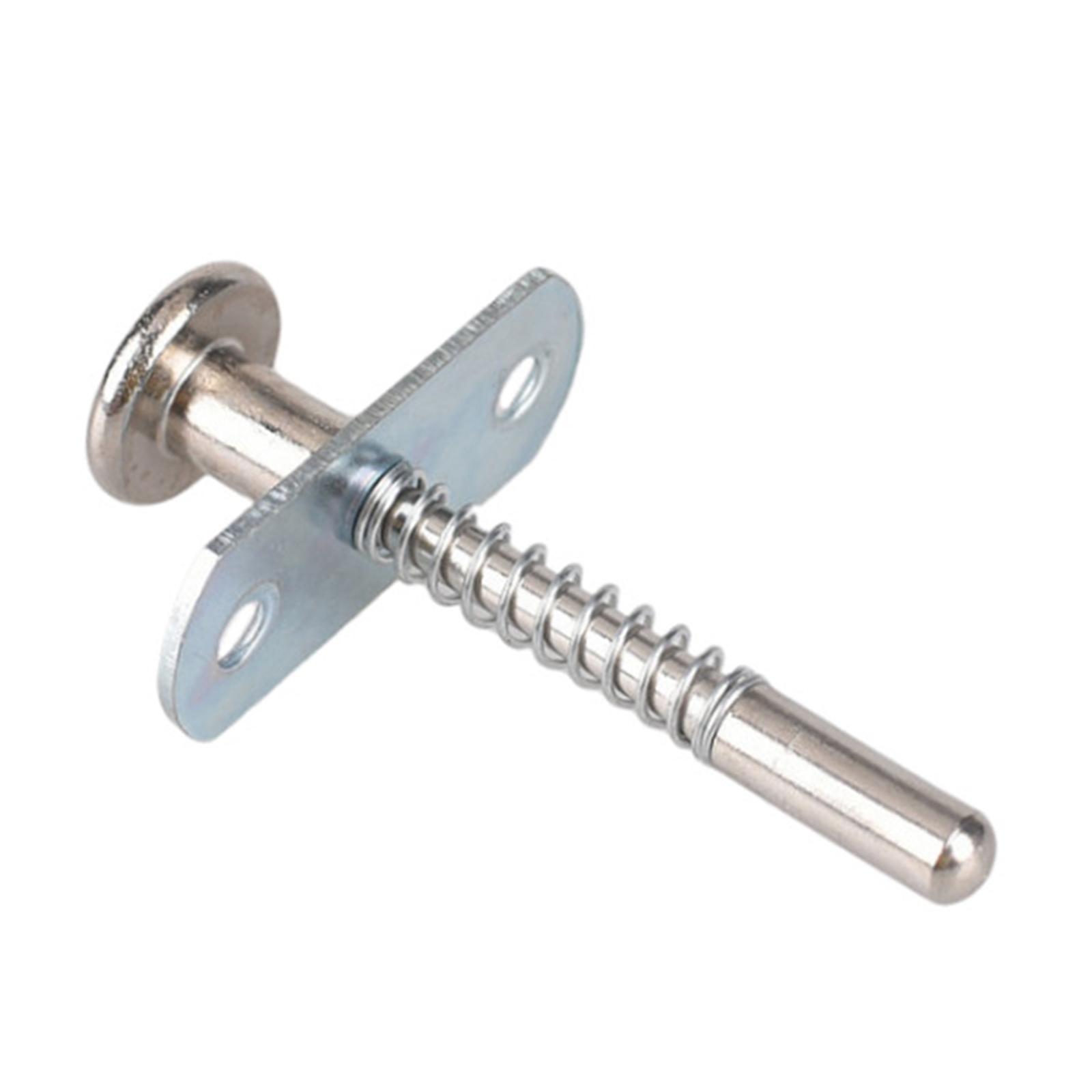 Color: MULTI - Spring Loaded Latch Pin Durable Multifunctional Replacement Hardware Steel Plunger for Small Bed Window Screen Cabinet Supplies