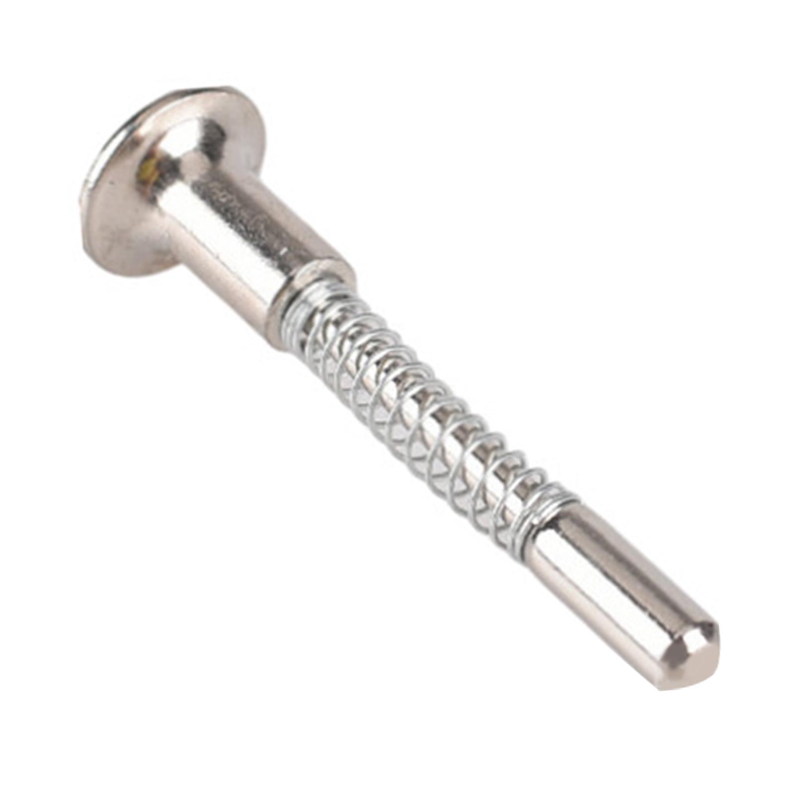 Color: MULTI - Spring Loaded Latch Pin Durable Multifunctional Replacement Hardware Steel Plunger for Small Bed Window Screen Cabinet Supplies