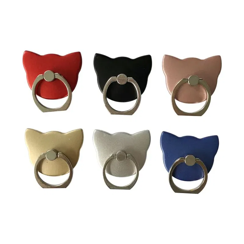Color: Yellow, Ships From: CHINA - Cat Finger Ring Mobile Phone Holder 360 Degree Rotating  Socket Round Smartphone Cell Car Mount Stand Support Accessories