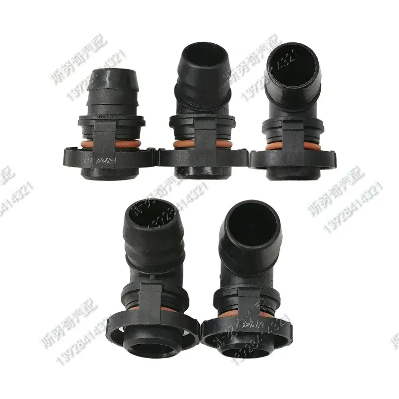 Color: Red - 22mm ID18 ID20 exhaust pipe connector plastic exhaust tube fittings 2pcs a lot