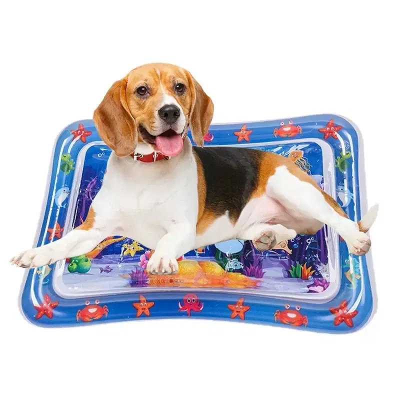 Color: Green, Ships From: CHINA - Thickened Water Sensory Mat Interactive And Engaging Experience For Pets And Kids Coolling Sensor Water Playmat Cat Dog Supplies