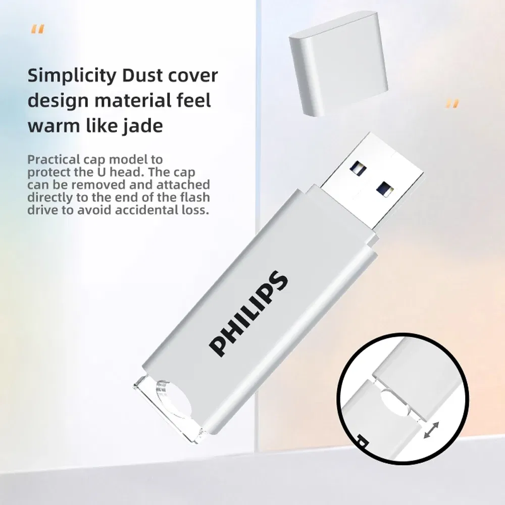 Capacity: 32 GB - PHILIPS USB Flash Drive 2.0, 64GB, Storage Expansion for Photos, Videos, Music, Files