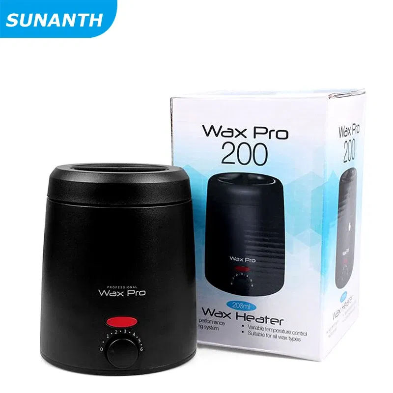 Color: GRAY - 200ML Wax Heater Machine For Hair Removal Wax-Melting Pot Body Hair Remove With Packaging Box Waxing Kit Hair Removal Machine