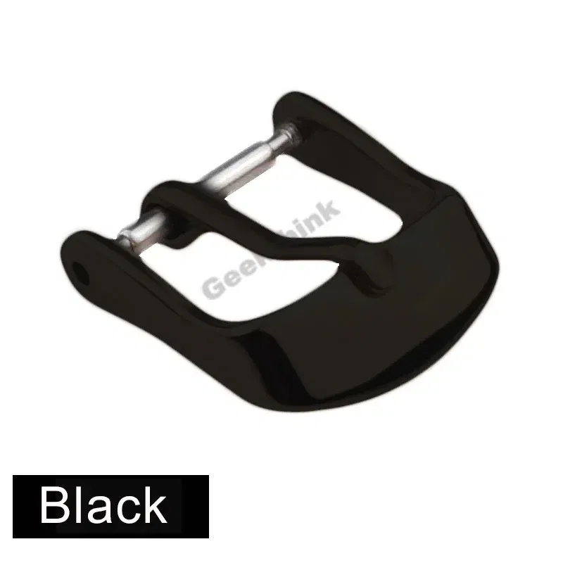 Band Color: Blue Light Blue, Band Width: 22mm, Ships From: CHINA - Stainless Steel Watch Buckle for Leather Strap Pin Buckle Strap Buckle Gold Silver Rose Gold Strap Button Accessories