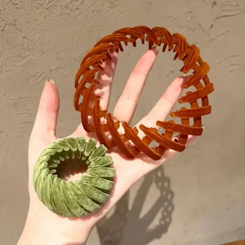 Ships From: CHINA - Ponytail Hairpin Bun Maker Hair Styling Tool Anti-Slip Bun Maker Hair Styling Tool Claw Clip Holder Light Weight For Daily Wear