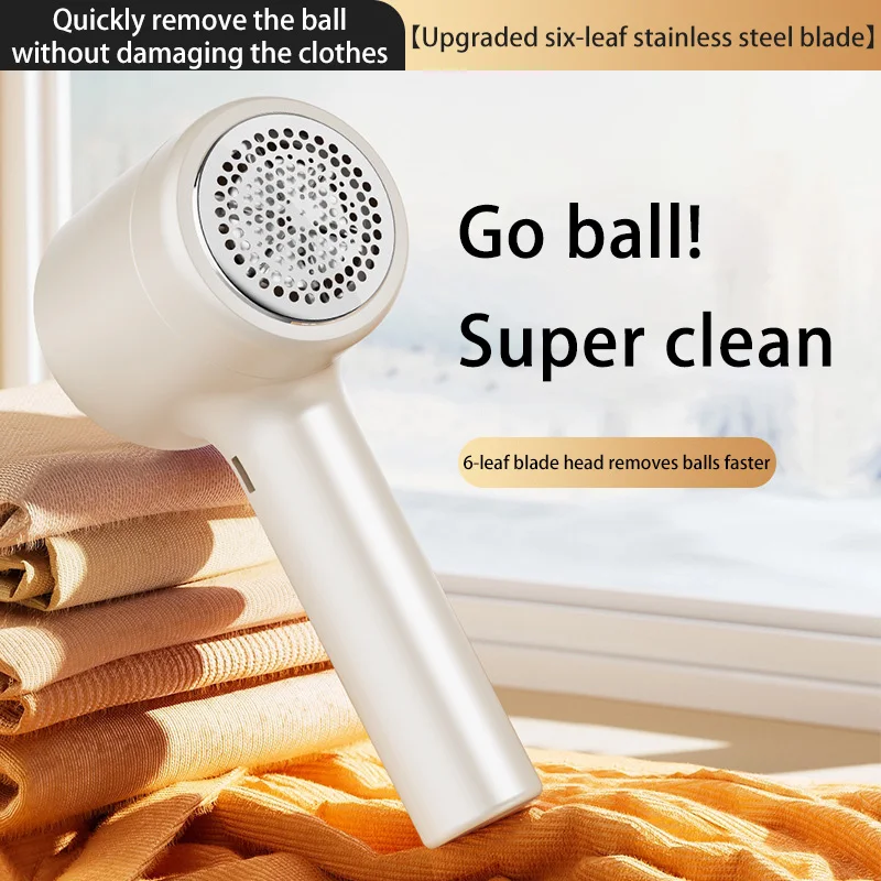 Color: Blue - 2025 Hair Ball Trimmer Home Usb Portable Rechargeable Hair Ball Trimmer Hair Ball Remover Shaving Machine Sweater Trimmer
