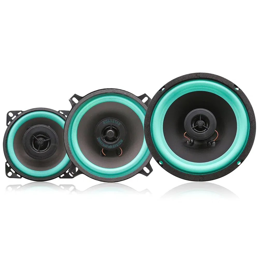 Size: 7" - 1pcs 4/5/6.5 Inch Car Speakers Two-Way Door Automotive Audio Music Coaxial Subwoofer Full Range Frequency Car Stereo Speaker
