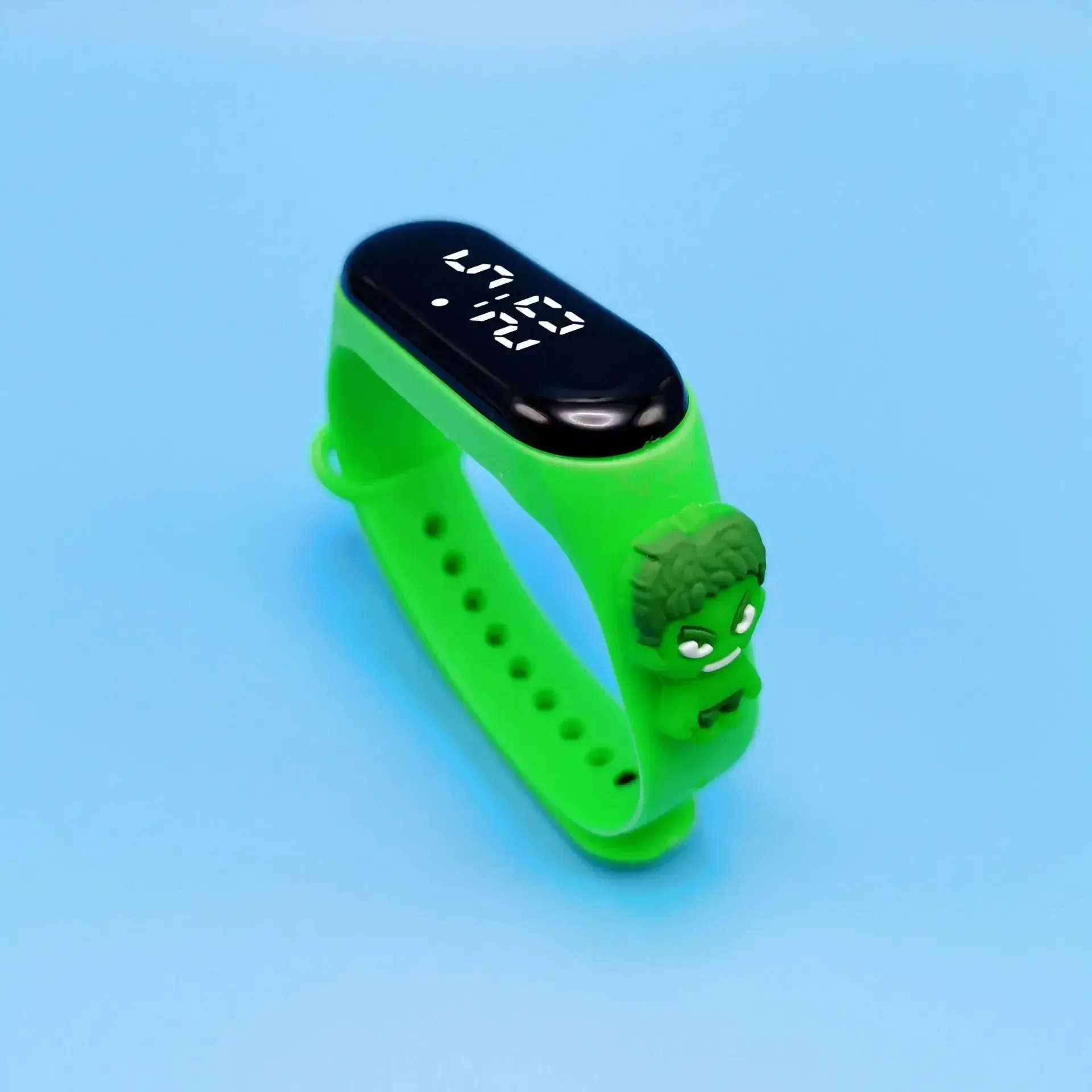 Color: DEEP BLUE - Disney Stitch LED Waterproof Kids Digital Watch Spiderman Hulk Children Watch Sports Touch Electronic Kids Gifts
