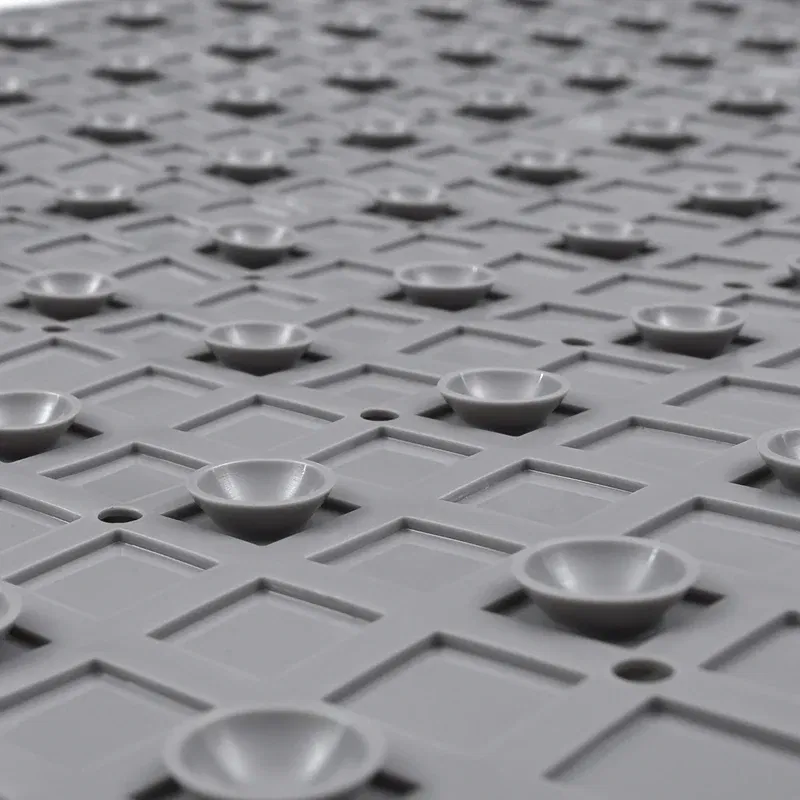 Color: WHITE, Ships From: CHINA, Specification: 400MMx800MM - DEXI PVC Anti-skid Bath Mats Rectangle Soft Shower Bathroom Massage Mat Suction Cup Non-slip Bathtub Carpet