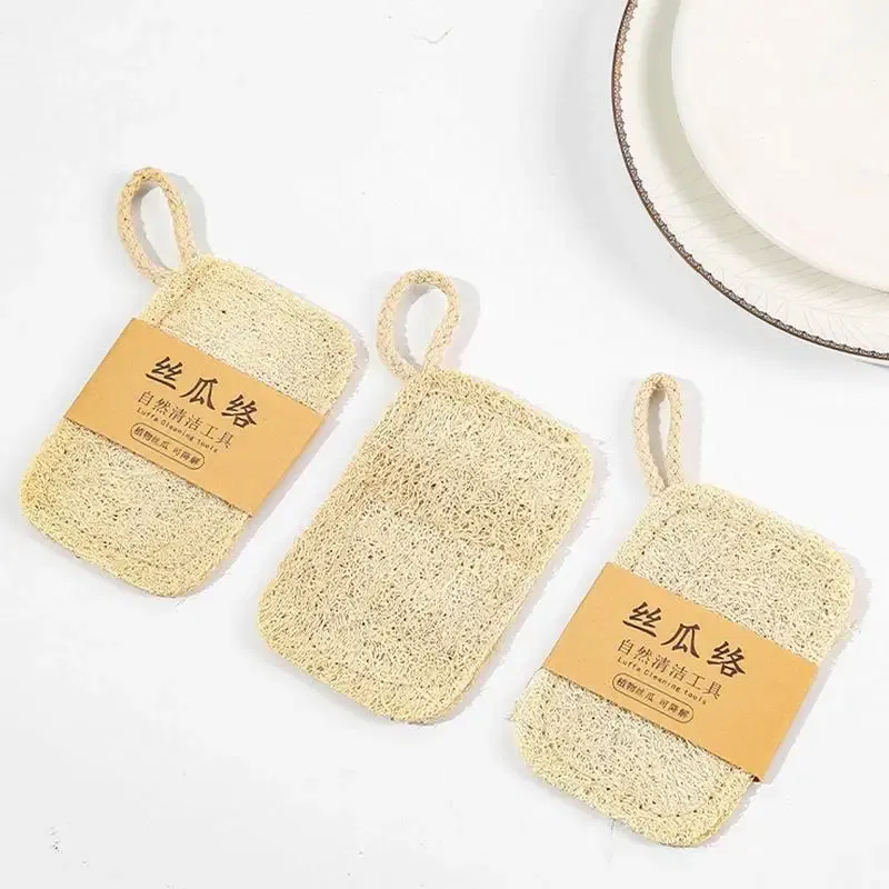 Color: Green, Ships From: spain - Natural Luffa Dish Washing Cloth Sponge Loofah Scrub Pad Dish Pot Easy To Clean Scrubber Sponge Kitchen Clean Brushes Pad