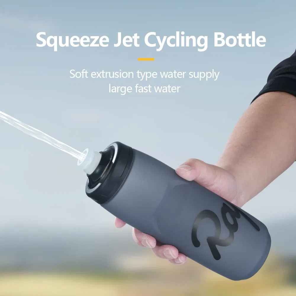 Color: Blue - Rapha Cycling Water Bottle 620/750ml Ultra light Leak-proof squeezable Taste-free Camping Hiking Sports Bicycle Kettle