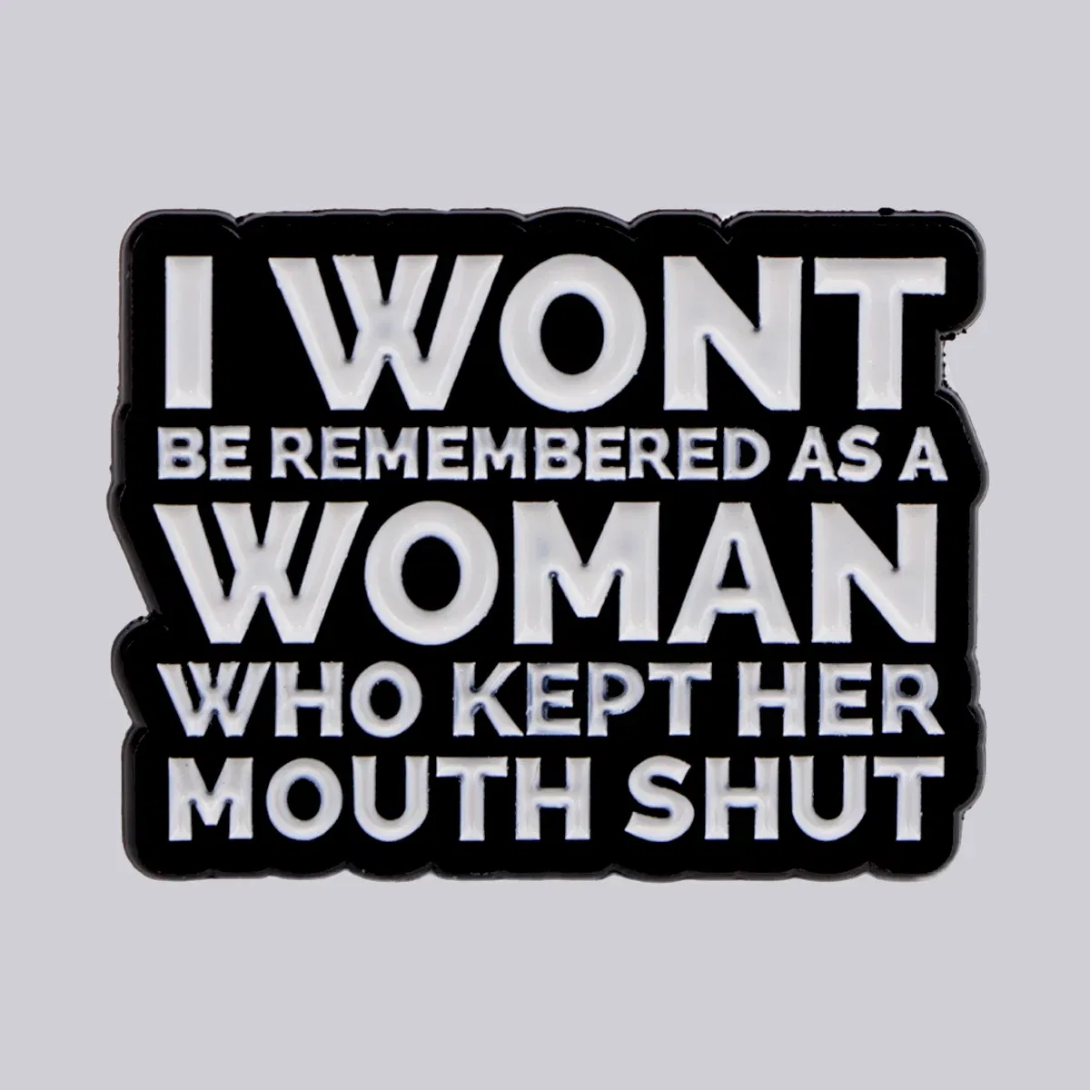Feminist Enamel Pins Women's Brooches Men Lapel Pins Badge on Backpack Costume Accessories Phrase Jewelry Gifts