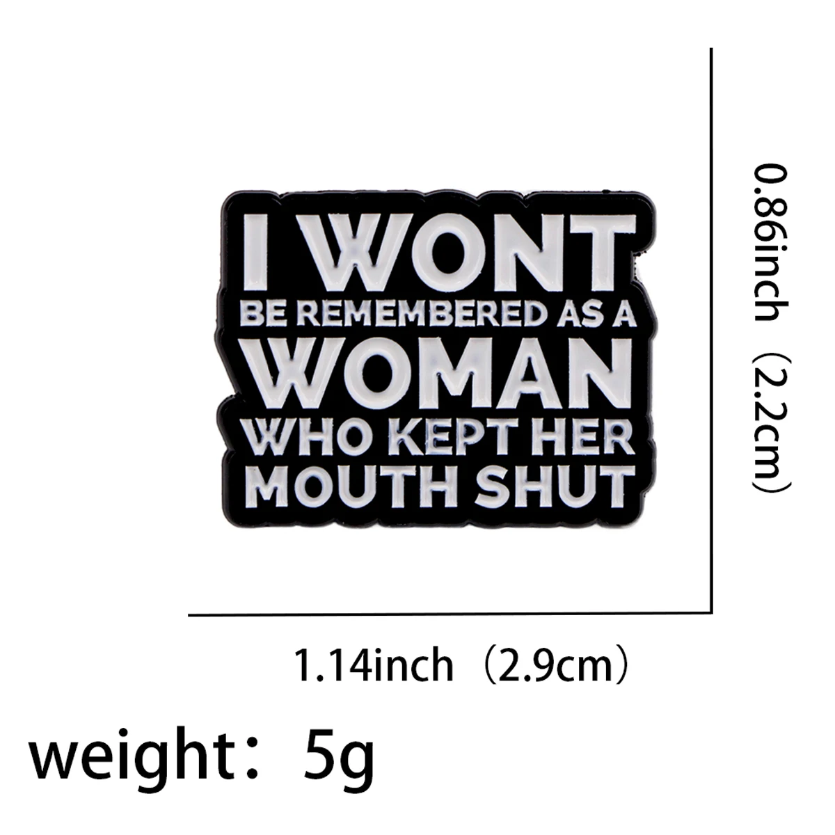 Feminist Enamel Pins Women's Brooches Men Lapel Pins Badge on Backpack Costume Accessories Phrase Jewelry Gifts