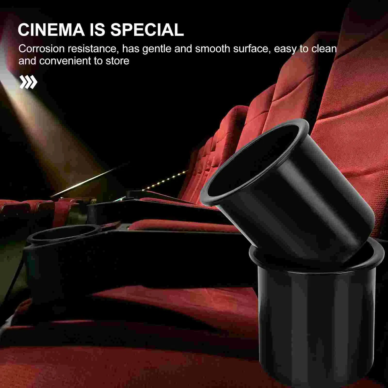 2 Pcs Cup Holders Plastic Drinks Can Holders RV Boat Seat Recessed Cup Holders