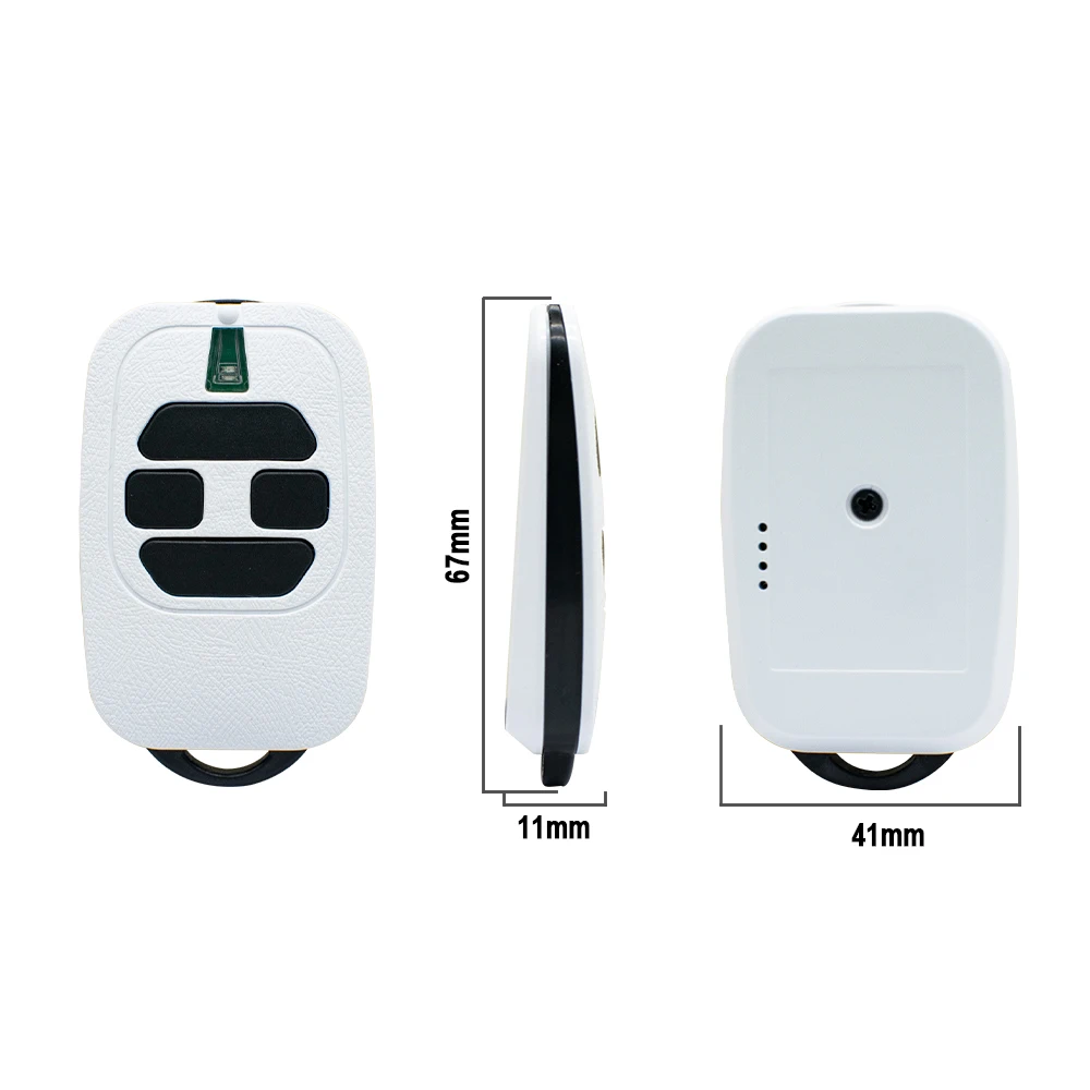Color: Yellow - DEA GT2 GT4 MIO TR2 TR4 TR2N 433MHz Rolling Code Garage Door Remote Control DEA GT2M GT4M Fixed Code Gate Keyfob Transmitter