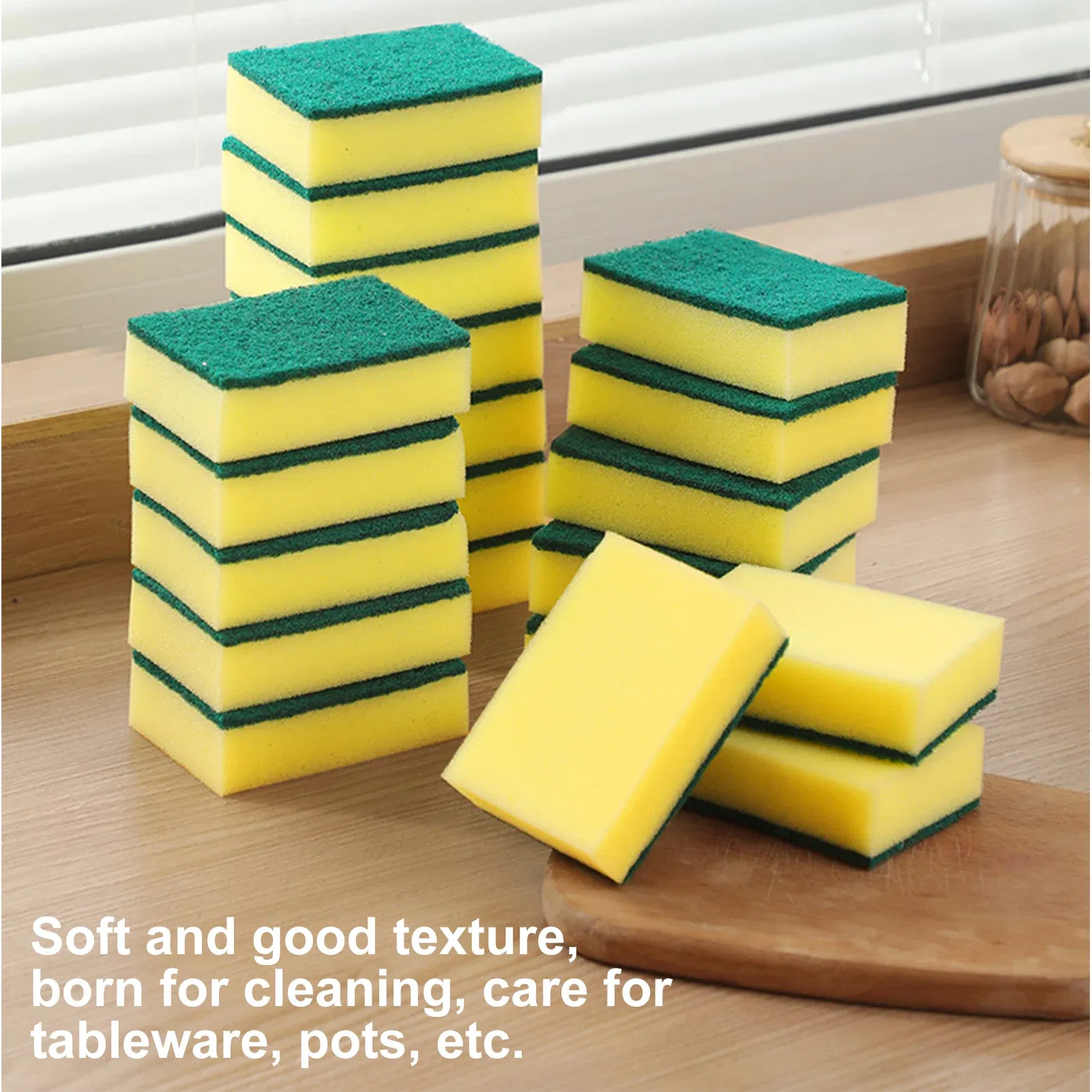 Color: Blue, Ships From: CHINA - Dishwashing Sponge Kitchen Nano Emery Magic Clean Rub Pot Rust Focal Stains Sponge Sponge Removing Kit Cleaning Brush Sponges