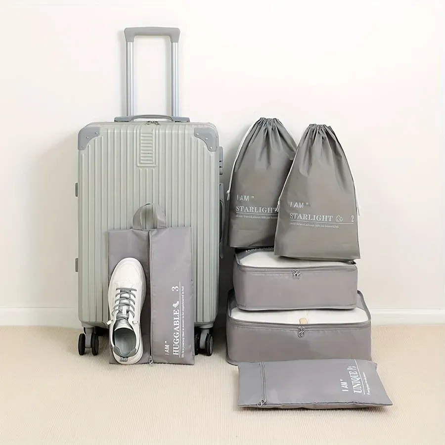 Color: Blue, Ships From: CHINA - 6pcs, Packing Cubes Luggage Organizers, Travel Accessories
