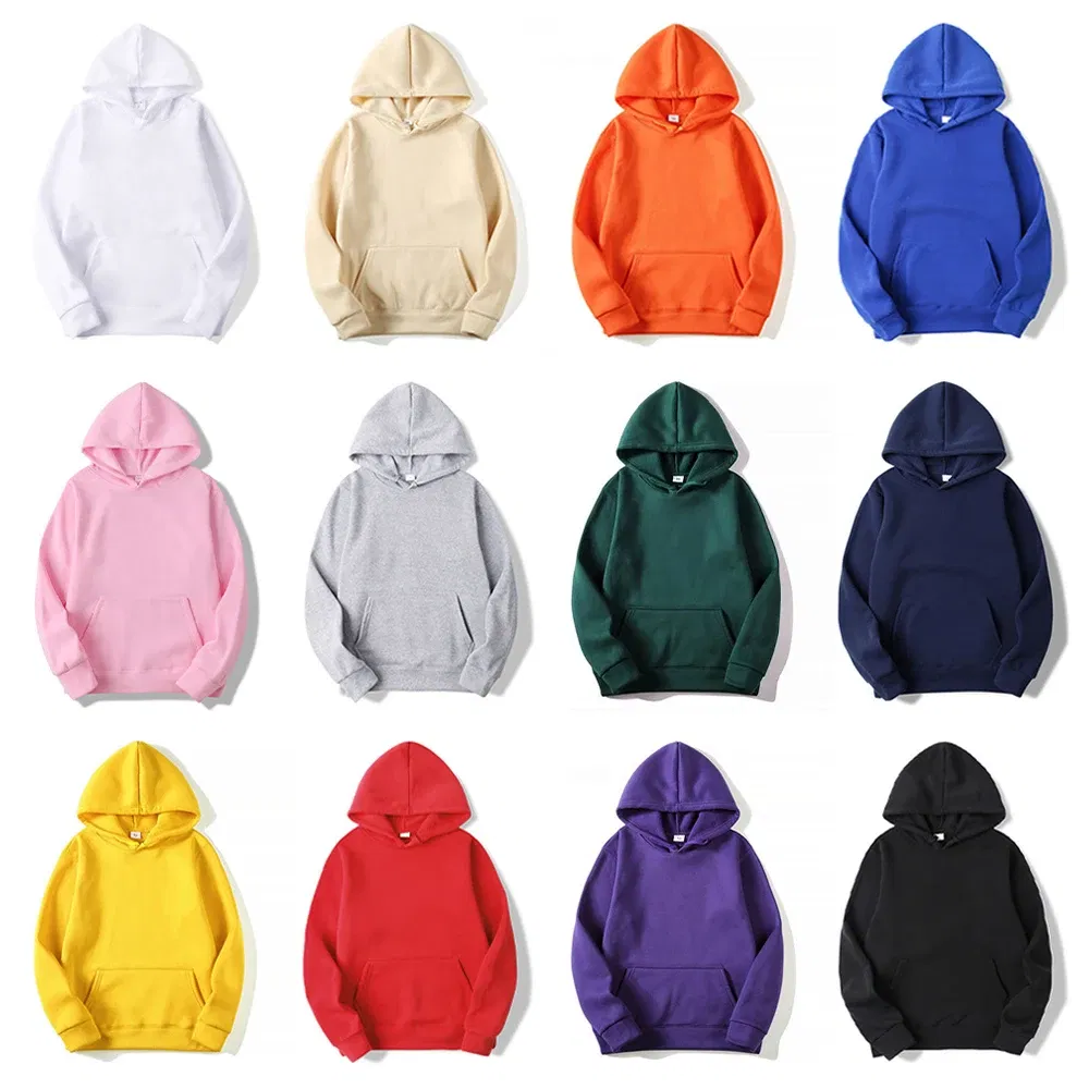 Color: Pink, Size: XXXL - Plain Sublimation Fleece Hoodies Bulk Wholesale Pullover Men Hooded Sweatshirt Cheap Solid Hoodie For Man Sudaderas Para Hombre