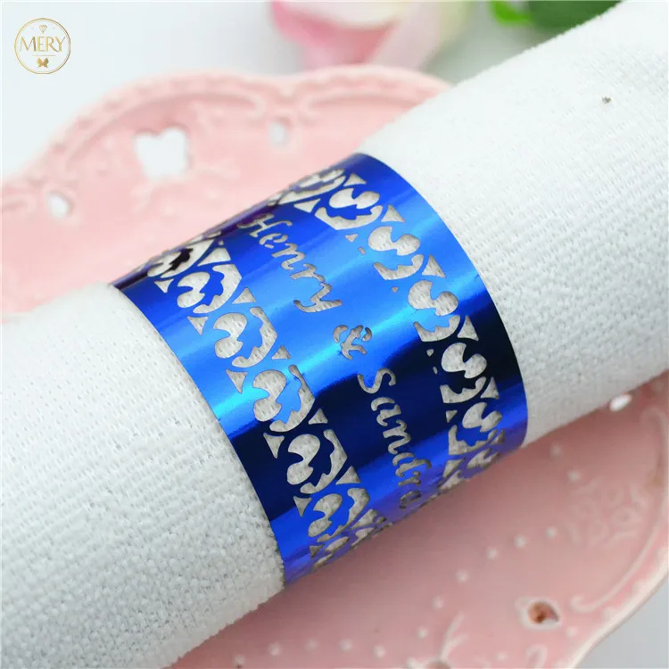 Color: Clear, Gift Box Size: 5x5x5cm - Bar Mitzvah Party Shabbat Shalom Laser Cut Personalized Hebrew Jewish Napkin Holders