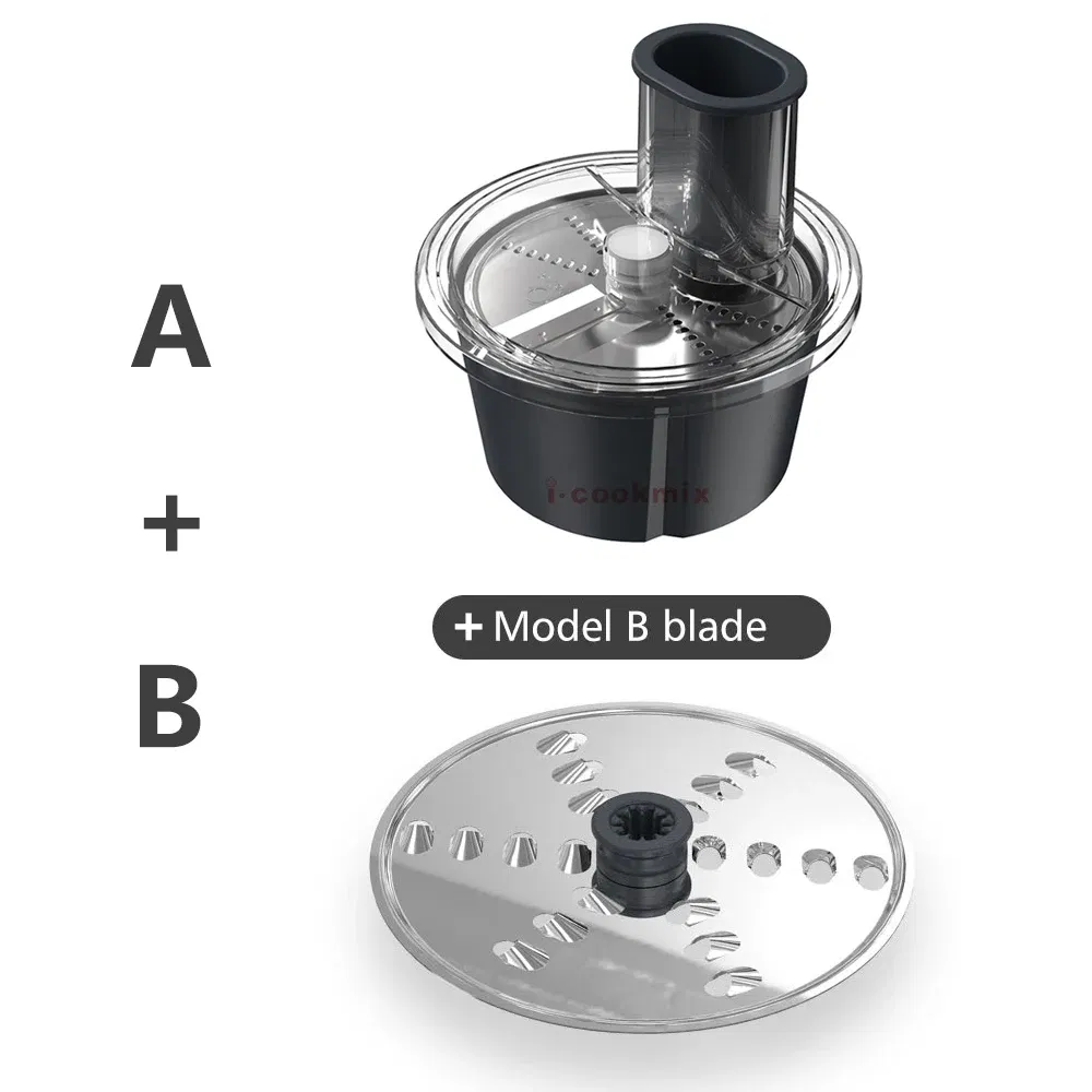 Color: Black - Free Shipping Kitchen Mixcover Bimby Blender Accessories Vegetable and Cheese Cutter Grater For Vorwerk Thermomix TM5 TM6
