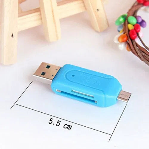 Color: Silver - Pen Drive 2 in 1 USB OTG Card Reader High Speed Flash Drive Real Capacity Memory Stick Suit For Phone ofertas con envio gratis