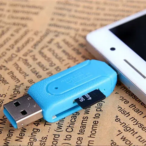 Color: Silver - Pen Drive 2 in 1 USB OTG Card Reader High Speed Flash Drive Real Capacity Memory Stick Suit For Phone ofertas con envio gratis