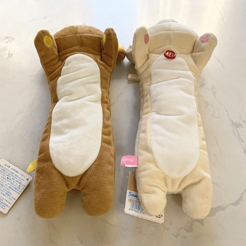 Color: Beige - Kawaii Rilakkuma Plush Pencil Cases for Girls Kids School Korilakkuma Bear Anime Cute Pencil Case Pouch Organizer Pen Bag