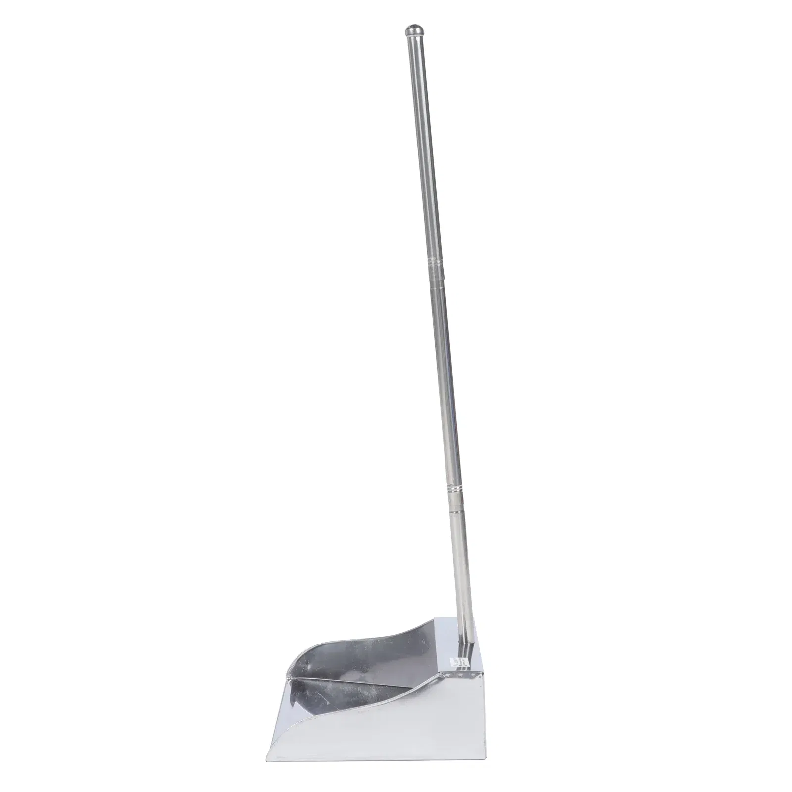 Dustpan Long Pan Metal Cleaning Handle Pans Upright Handled Kitchen Outdoor Outdoor Broom Dust Duty Heavy Stainless Steel