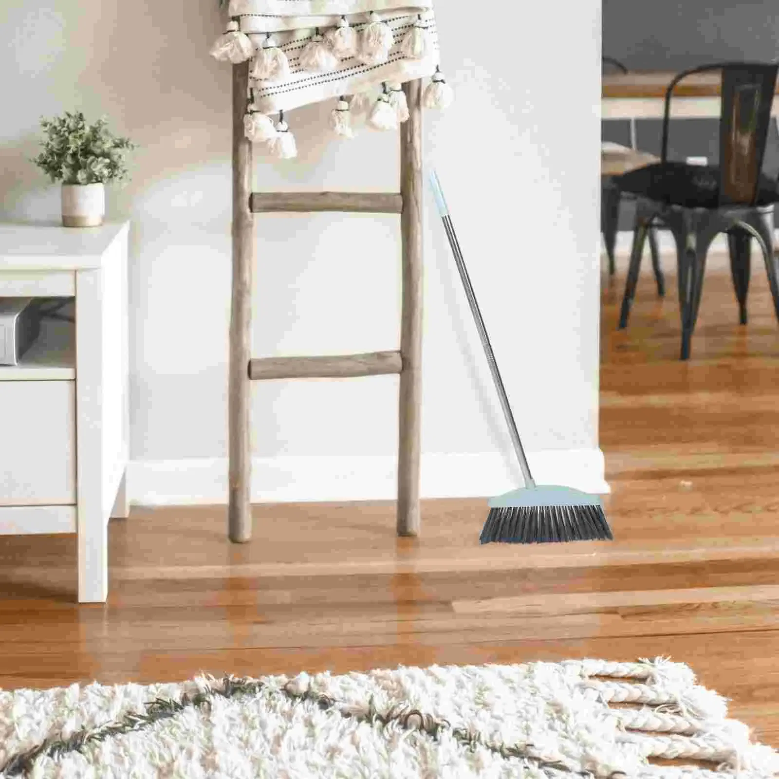 Dustpan Long Pan Metal Cleaning Handle Pans Upright Handled Kitchen Outdoor Outdoor Broom Dust Duty Heavy Stainless Steel