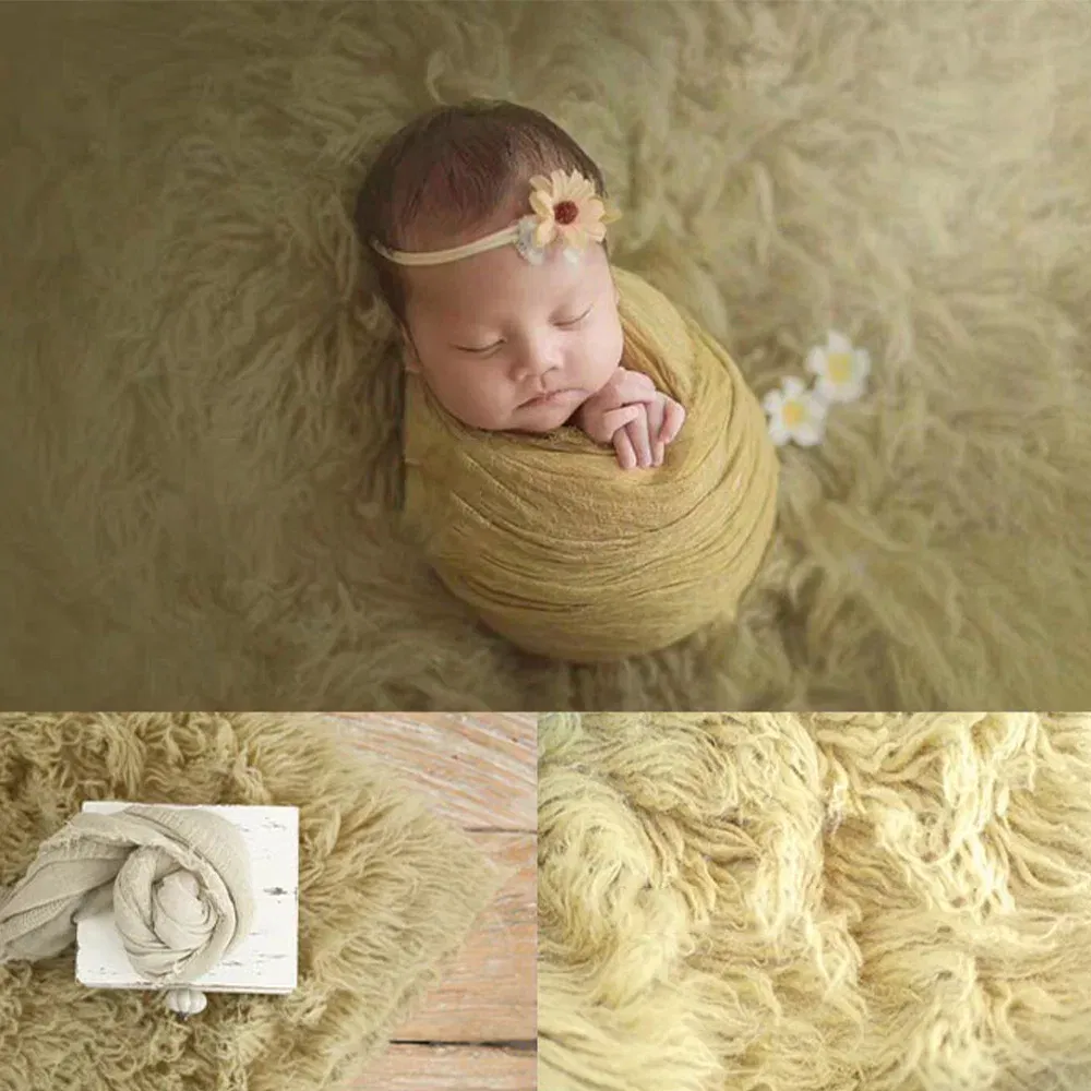 Photography for Newborn Props Accessories Pure Wool Mats Background 100% Greek Wool Blanket Studio Photo Plush Blanket 90x150cm