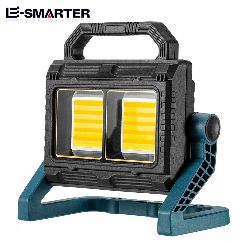 Wattage: 9W - High Power LED Flashlight Waterproof Fishing Lantern Torch USB Rechargeable Powerful Searchlight Camping Lamp
