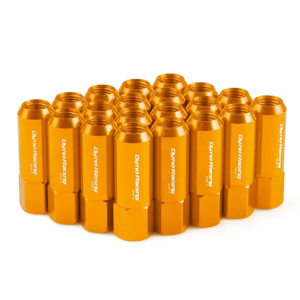 Color Name: Gold, Specifications: M14x1.5 - Lodenqc 20PCS M14*1.5 60mm New Wheel Nuts Racing Lug Wheel Nuts Screw / Aluminum Lug nut M14X1.5 LC101006