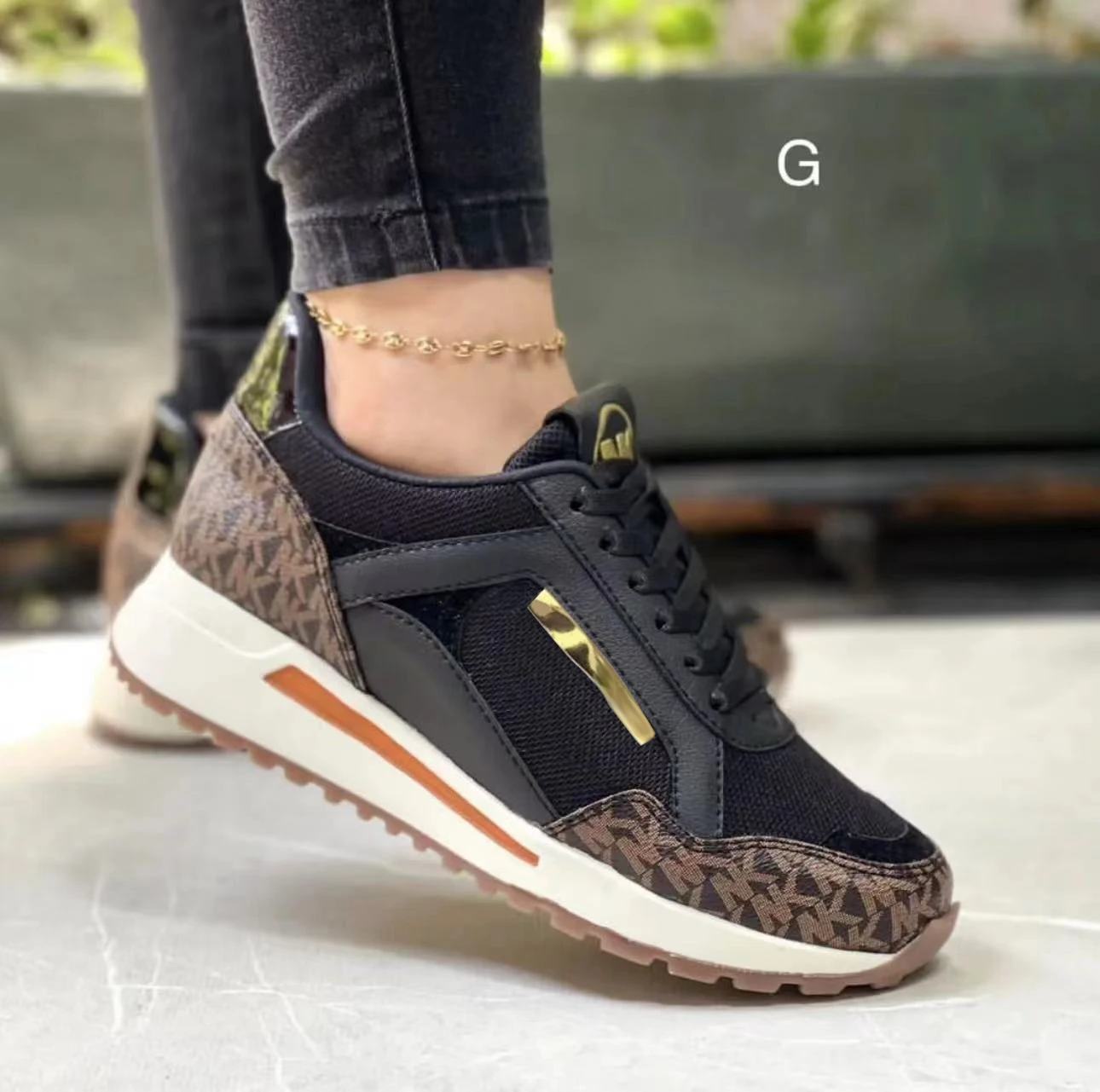 Color: Chocolate, Shoe Size: 37 - 2024  Women Shoes Spring New Fashion Wedges Casual Sneakers Female Platform Black White Women's Vulcanize Shoes