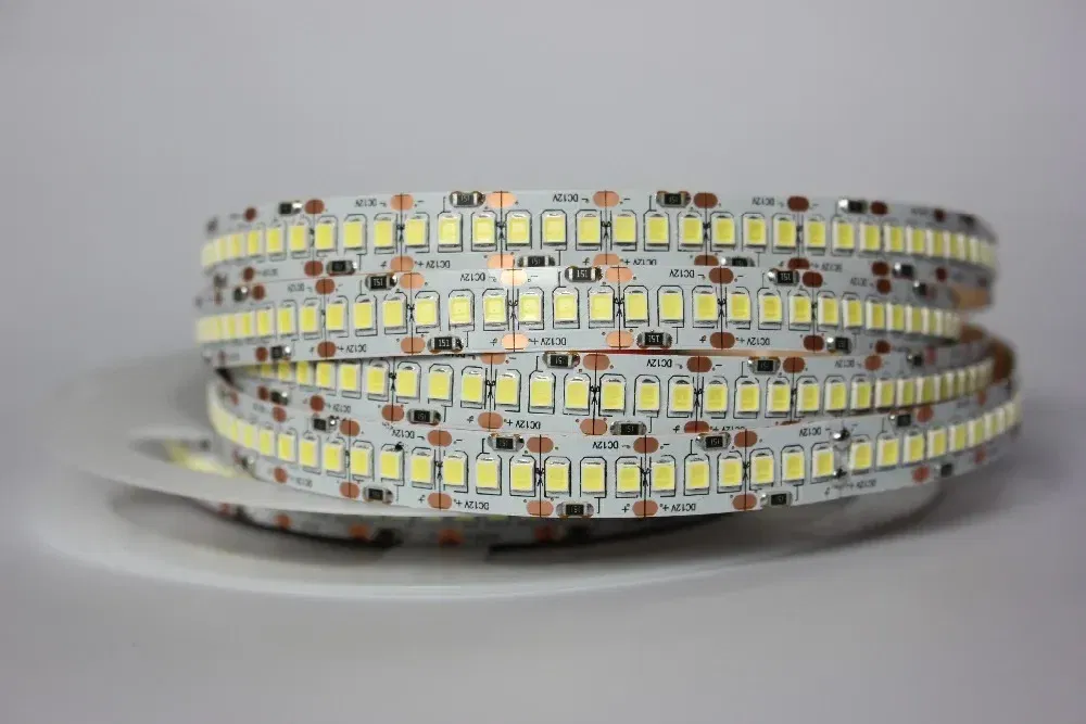Emitting Color: WHITE, Color: Red - 1/2/3/4/5M 12V IP20 Non waterproof 2835 LED Strip 240 led Flexible light tape showcase led more bright LED strip white warm