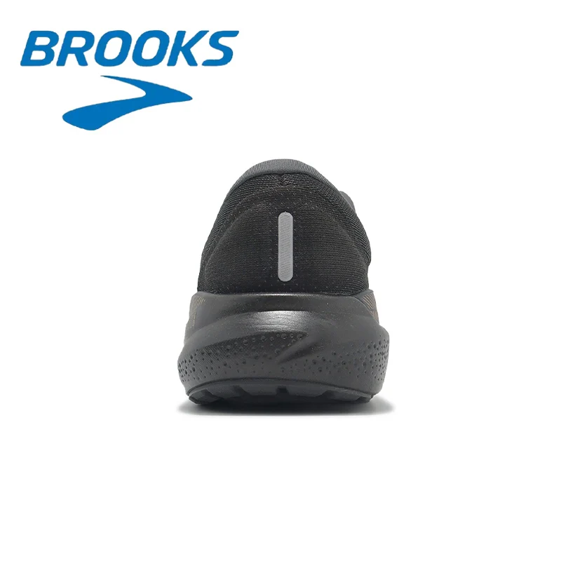 Color: black, Shoe Size: 45 - Brooks GTS 24 Black and Gold Men's Fashion Running Shoes Breathable Mesh Structure Non-slip Wear-resistant Off-road Sports Shoes