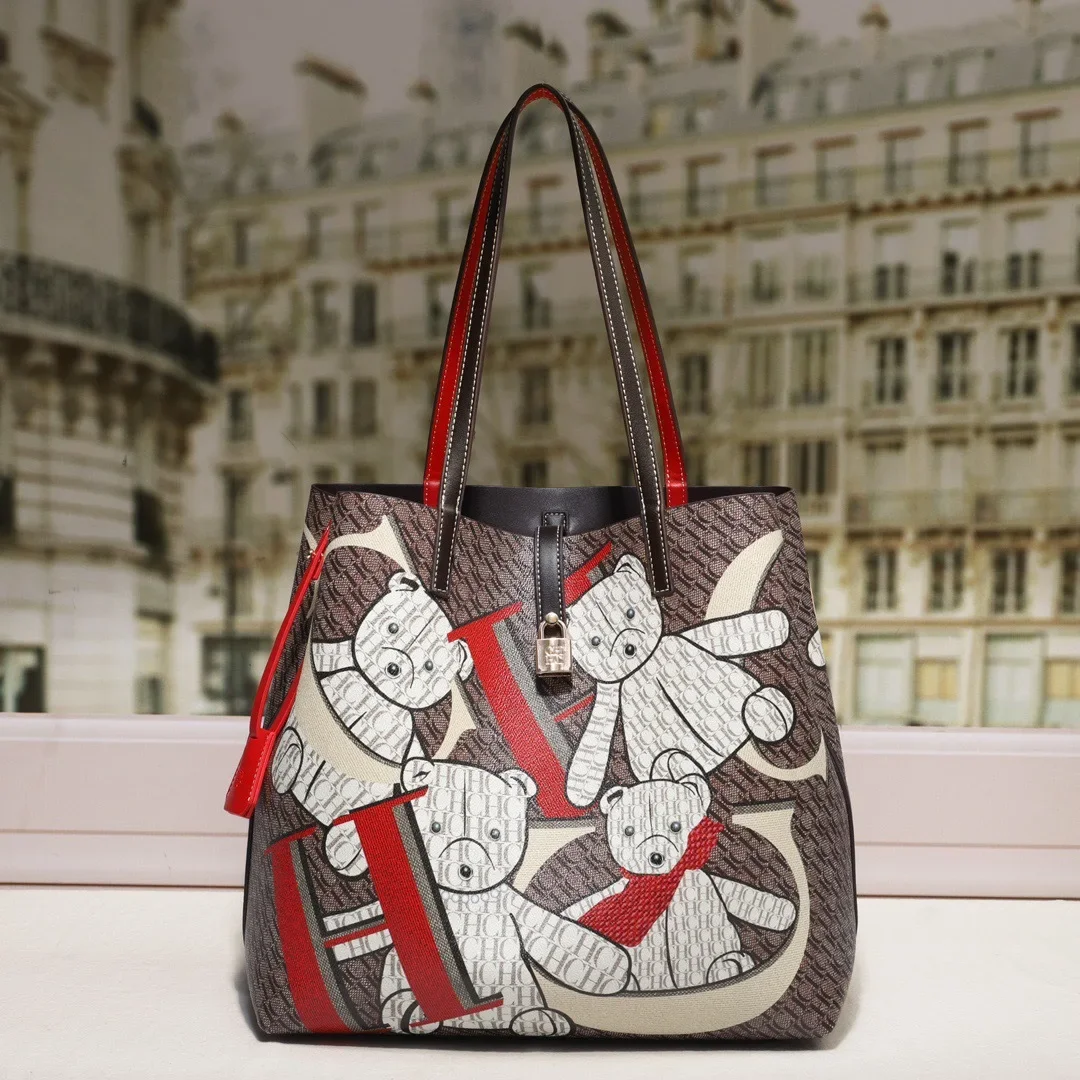 Color: Blue - 2025 New Classic Elegant Ladies Leather Messenger Bag Shoulder Bag, Crossbody Bag Hand Bags From Famous Designer