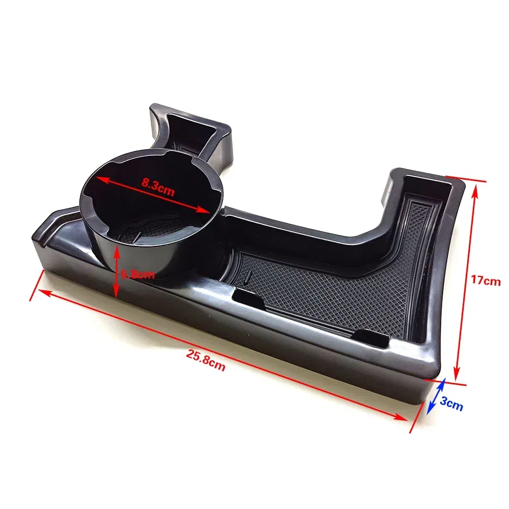 Color Name: Blue - For Suzuki Jimny 2019-2024 Stowing Tidying Car Gear Shift Storage Box Organizer Tray Cup Holder Knob Lever Shifter Boot Mat