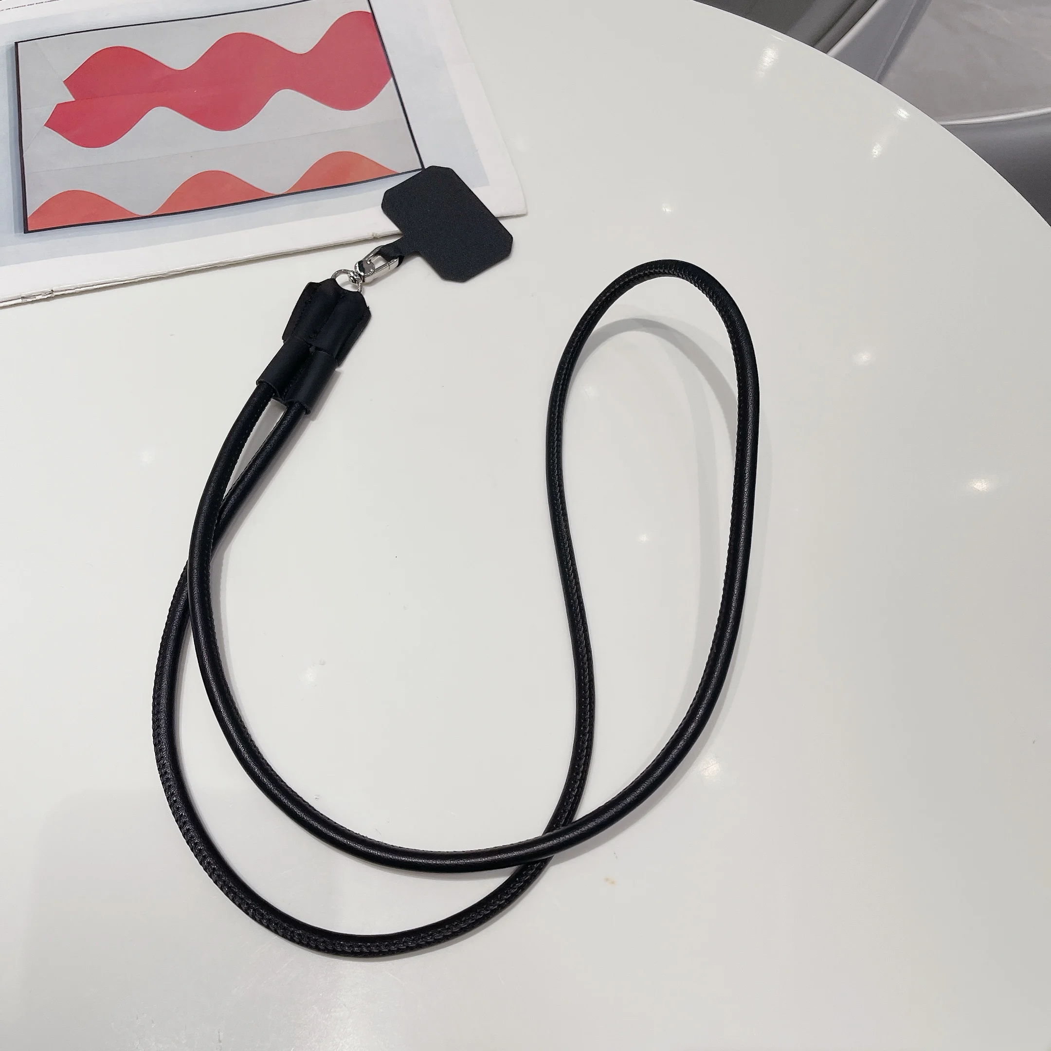 Color: Other, Material: Nylon / Spandex, Ships From: CHINA - 120 cm Long Crossbody Phone Lanyard Leather Pickup Chain Women's Long Neck Shoulder Strap Phone Case Universal Anti Loss Lanyard