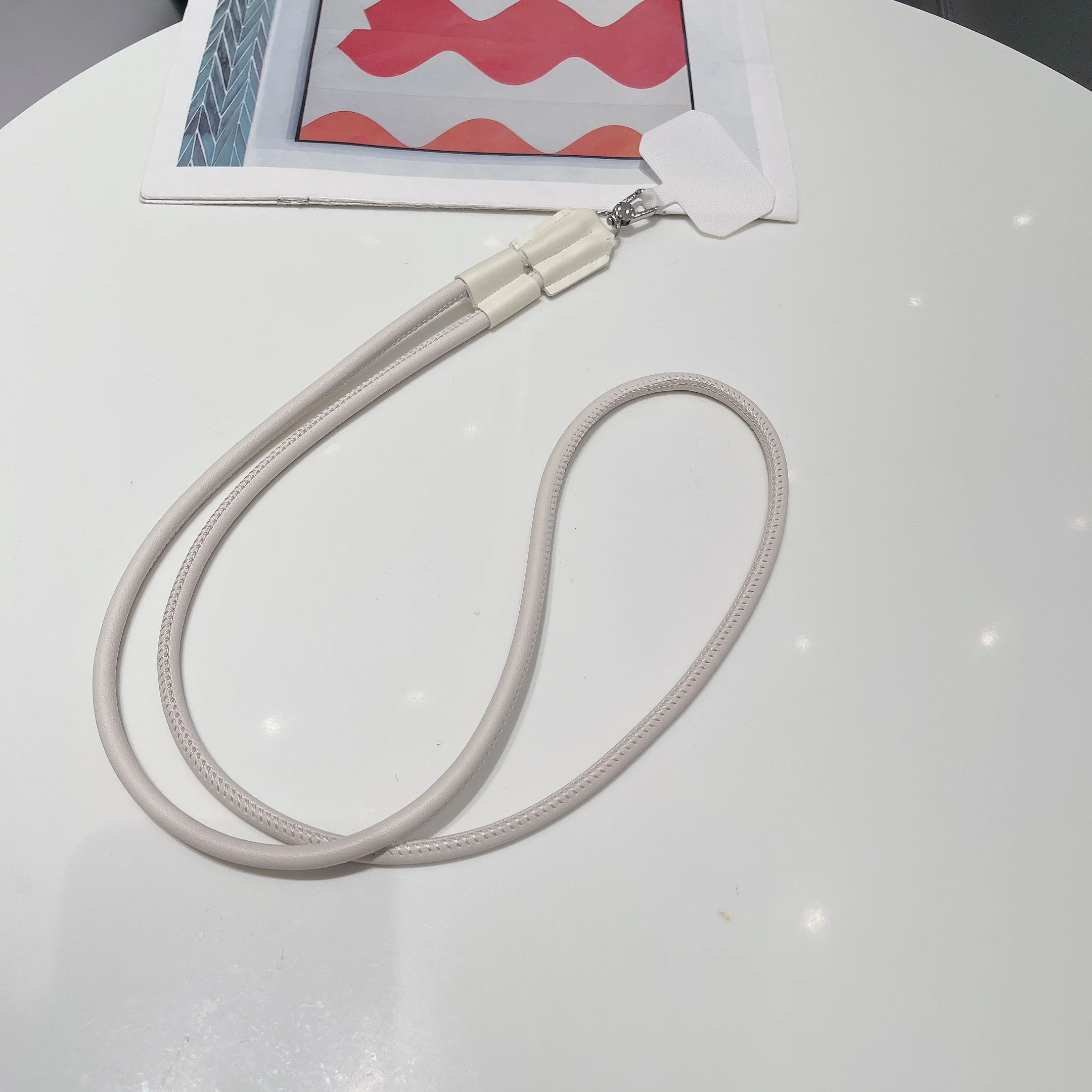 Color: Other, Material: Nylon / Spandex, Ships From: CHINA - 120 cm Long Crossbody Phone Lanyard Leather Pickup Chain Women's Long Neck Shoulder Strap Phone Case Universal Anti Loss Lanyard