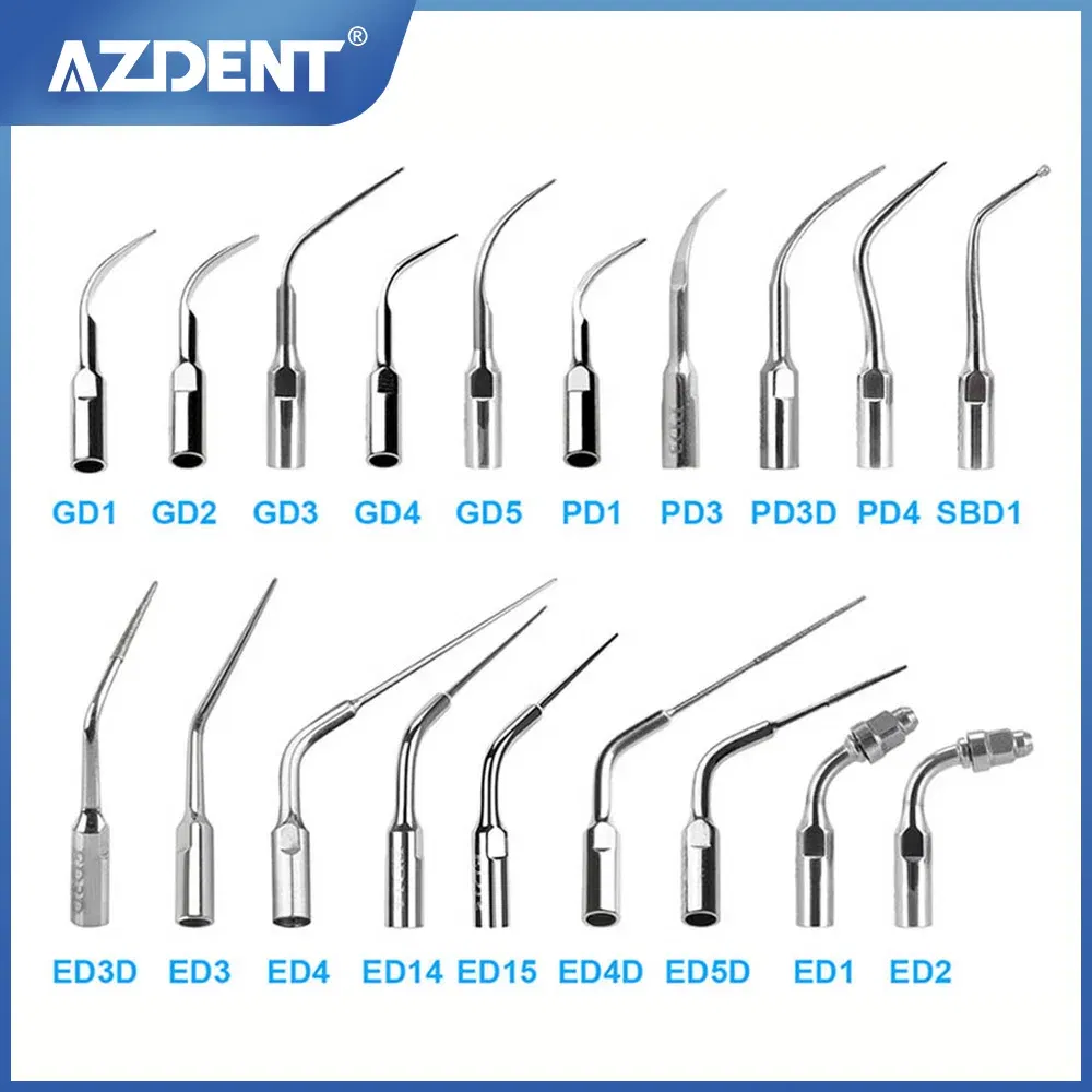 Color: Silver, Ships From: CHINA - AZDENT 1pc Dental Ultrasonic Scaler Tip Scaling Periodontics Endodontics GD PD ED Tip Fit for SATELEC DTE NSK Ultrasonic Scaler