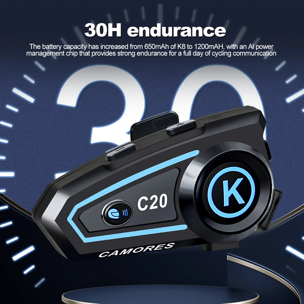 Color: Red - New Bluetooth Helmet Headset Hands-Free Calling Motorcycle Helmet Headset Ipx7 Bt5.3 Waterproof with Three-Color Ambient Light